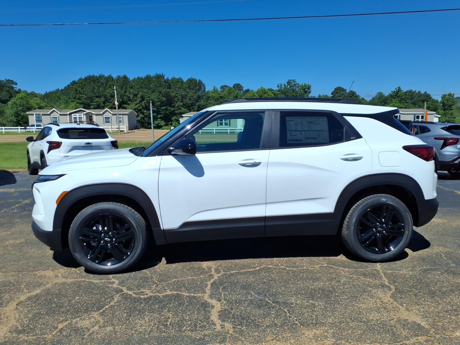 2026 Chevrolet Trailblazer LT in Summit White — front three-quarter view